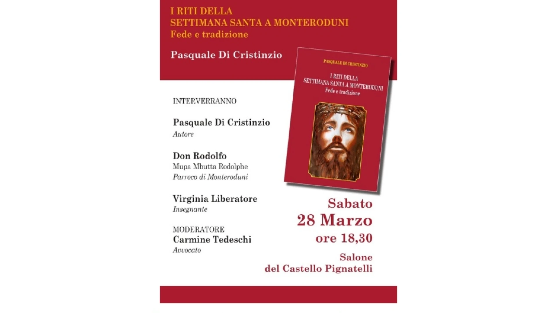 Monteroduni si ritrova nelle sue radici: sabato la presentazione del libro di Pasquale Di Cristinzio